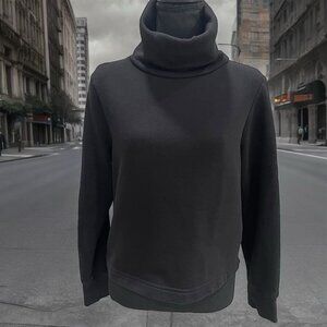 Zara Black Turtleneck Sweater Small Cozy Minimalist Normcore Streetwear Fall